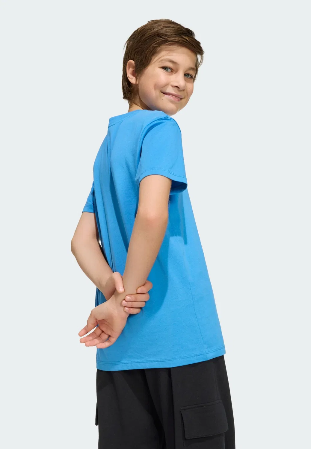 Спортивная футболка Adidas Sportswear Performance Shirt Essentials в цвете Azure — фото 4