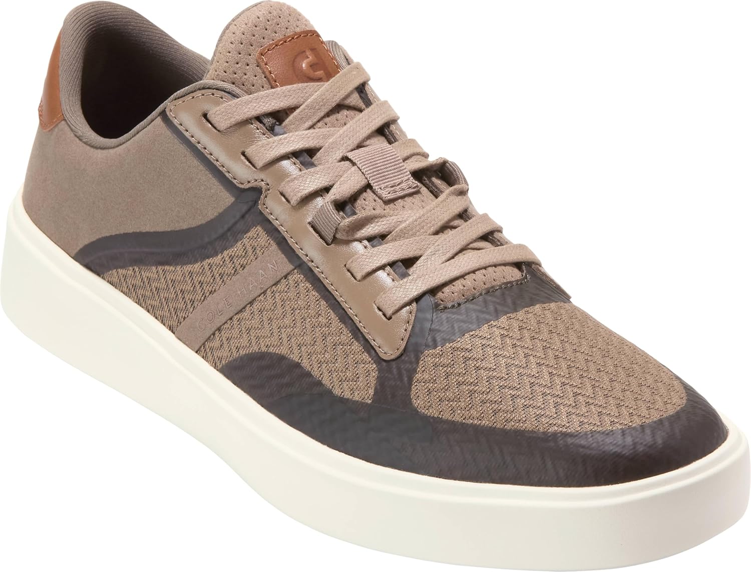 Мужские кроссовки Cole Haan Grand Crosscourt, слоновая кость/золотой/шоколадный/шоколад — фото 4