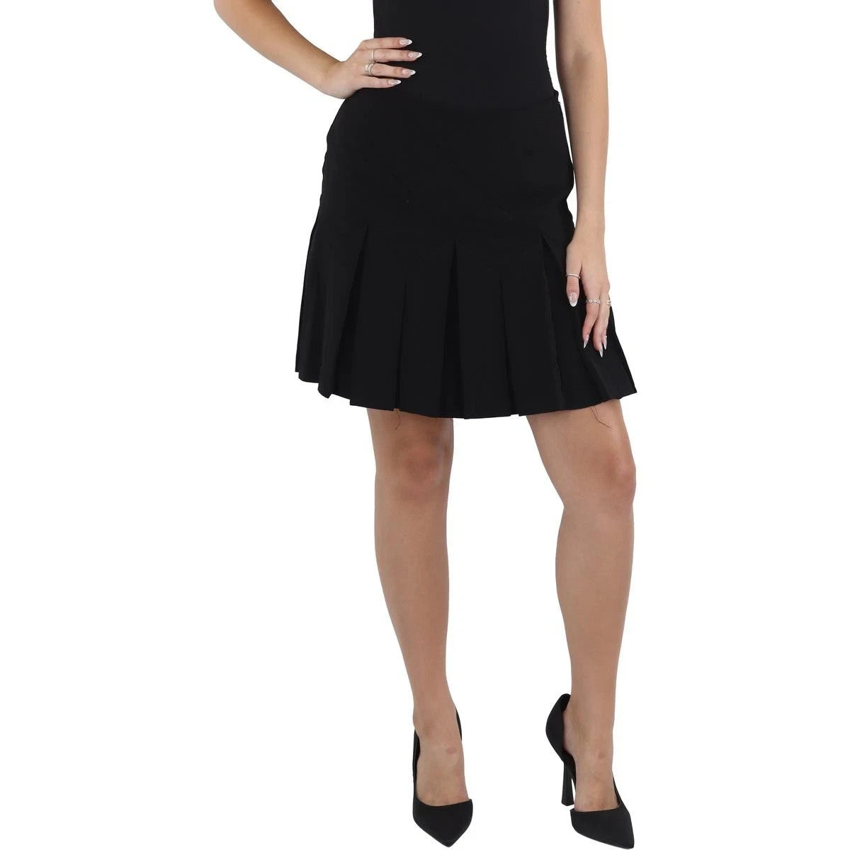 

Женская мини-юбка Karl Lagerfeld Paris L4QN9303, черная, с плиссировкой и боковой молнией FTS1122 Karl Lagerfeld Paris, черный