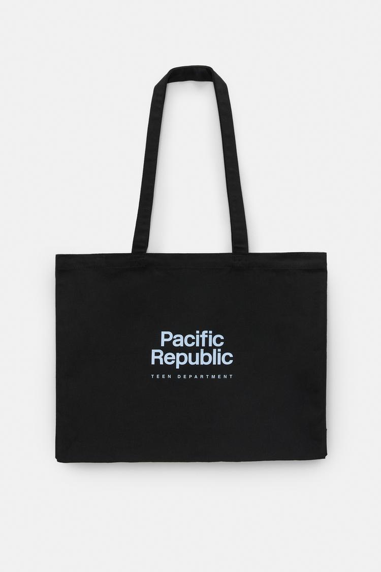 

Сумка-Тоут Pacific Republic Pull And Bear, черный