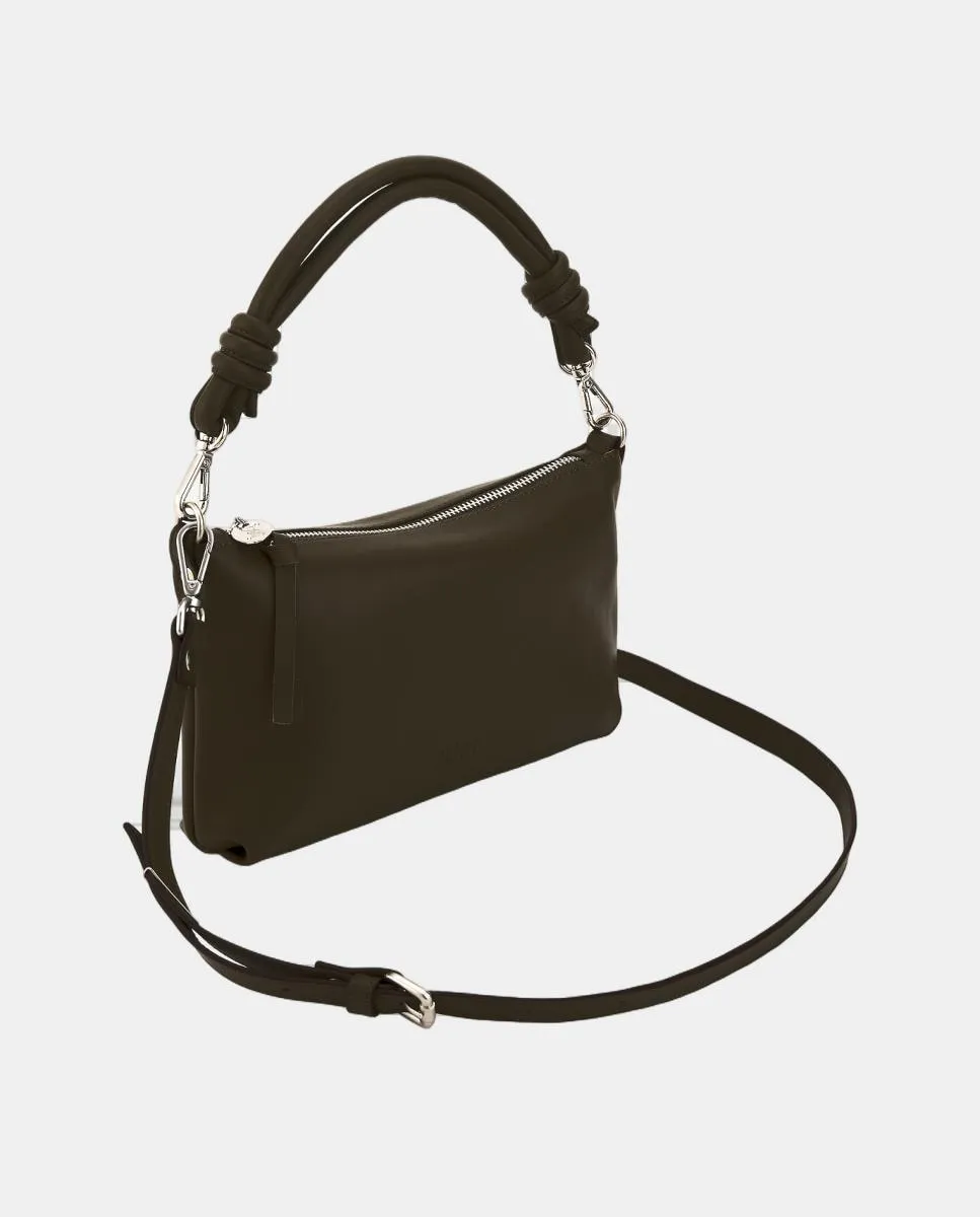 

Маленькая кожаная сумка Zubi, черный