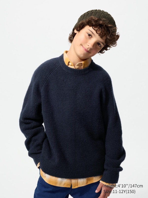 

Джемпер из пряжи Soufflé Uniqlo, 69 navy