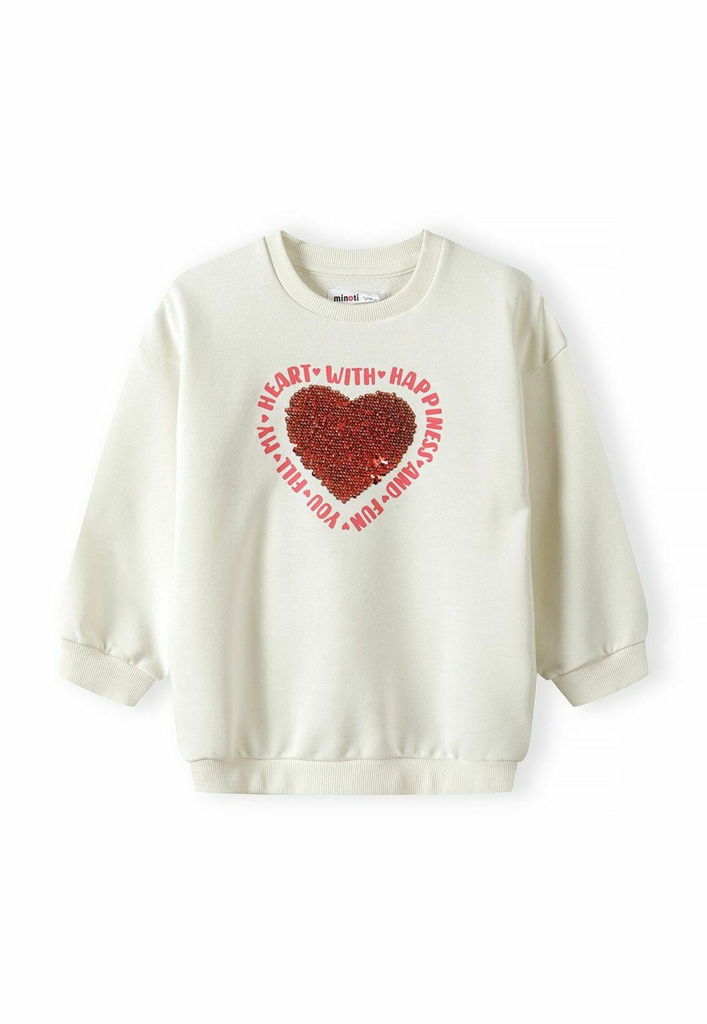 

Толстовка CREW NECK MINOTI, слоновая кость
