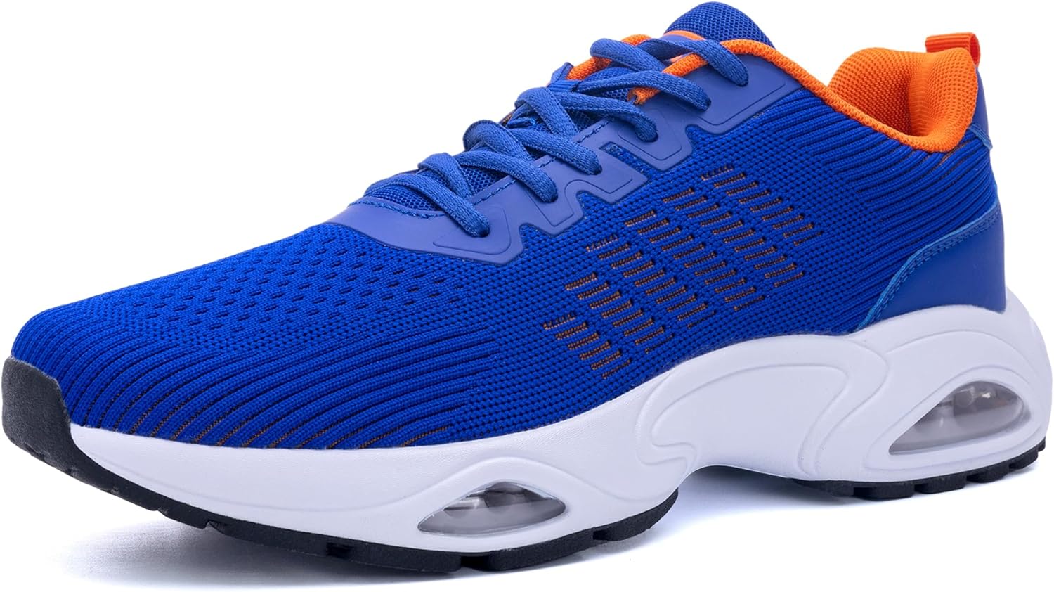 

Мужские спортивные кроссовки для бега, тенниса, ходьбы, тренировок в спортзале, джоггинга, дышащие кроссовки, размер США 7-13 Dnoekw, оранжевый