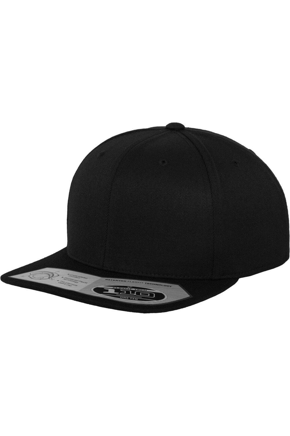 

Кепка Snapback простой формы Flexfit 110 Yupoong, черный