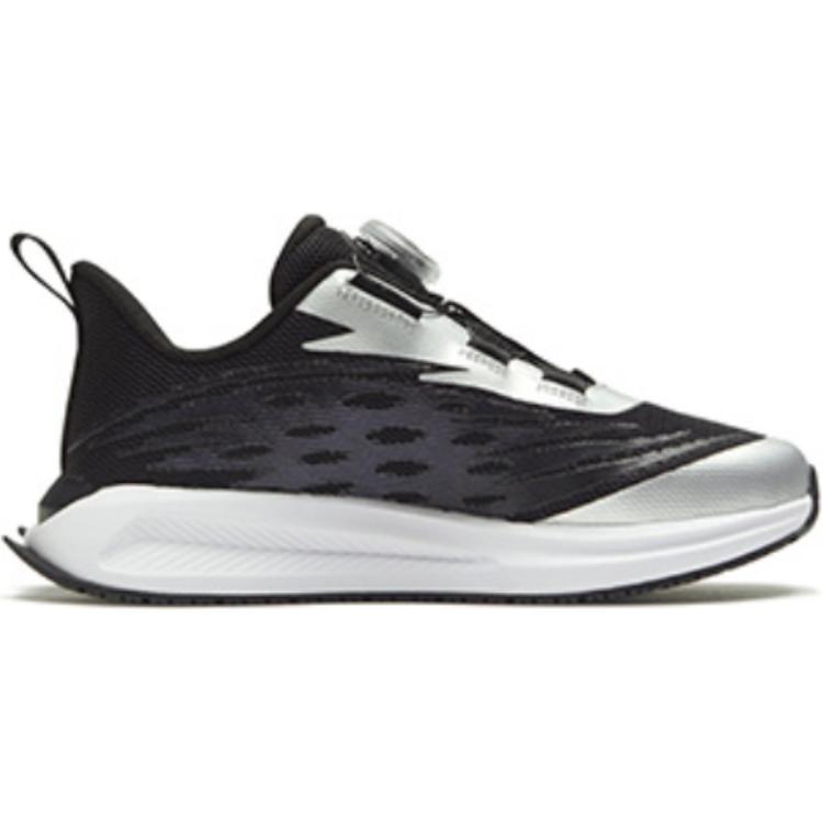 FILA KIDS Детские кроссовки Rebound Low Top с износостойким покрытием, цвет черный, серебристый — фото 2