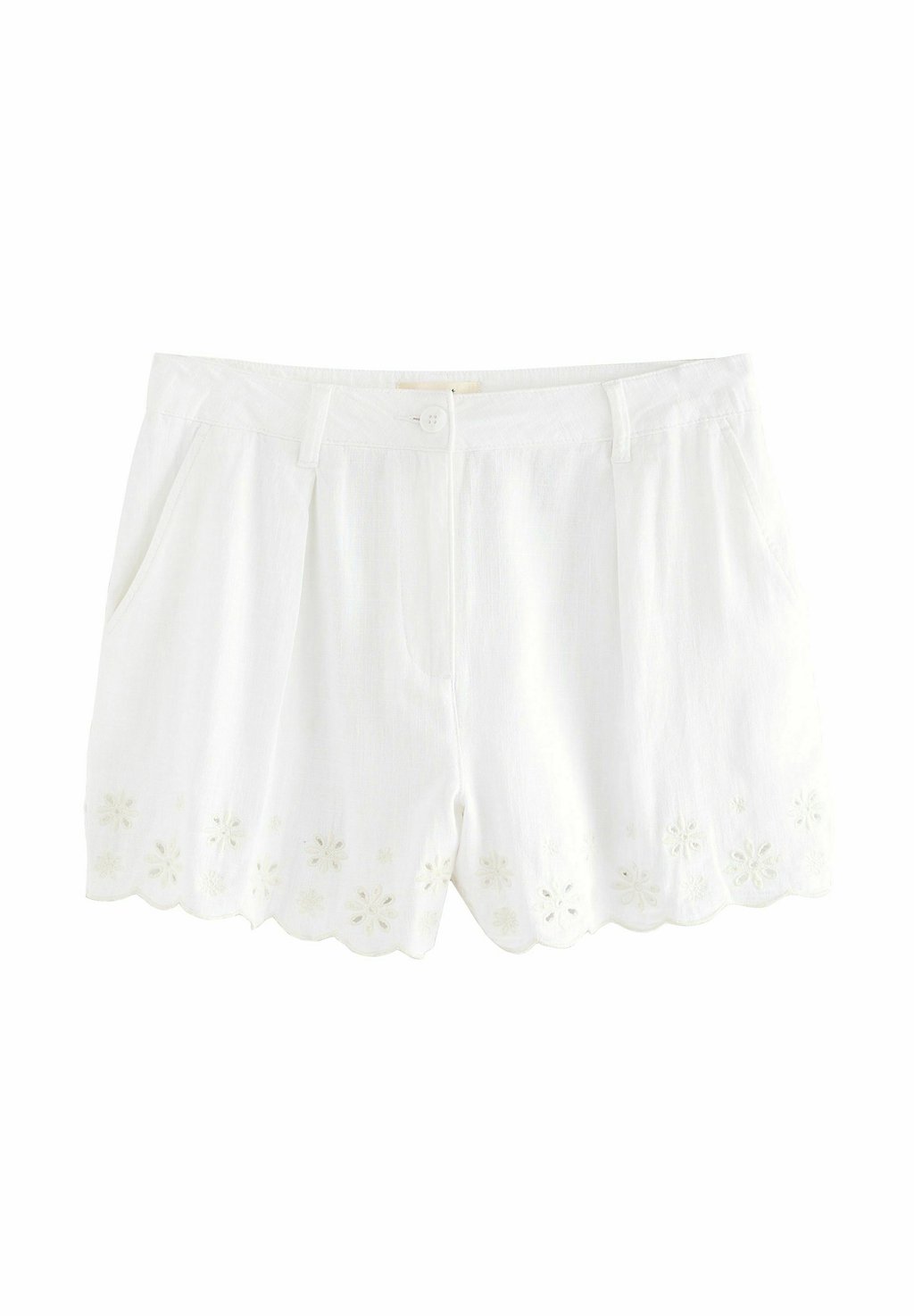 

Шорты REGULAR FIT - SCALLOPED HEM EMBROIDERED Next, белый