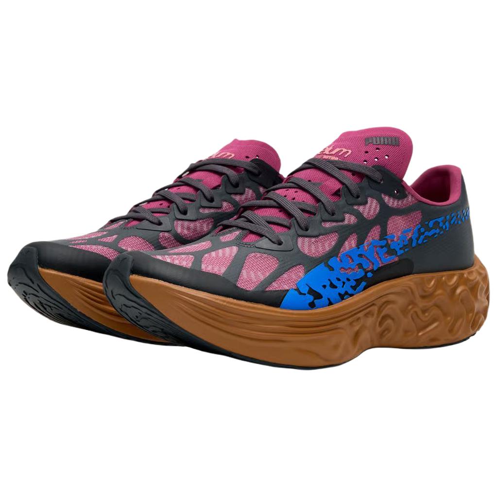 PUMA Кроссовки для бега Salehe Bembury x Velum Nitro Unisex розово-фиолетовые — фото 4