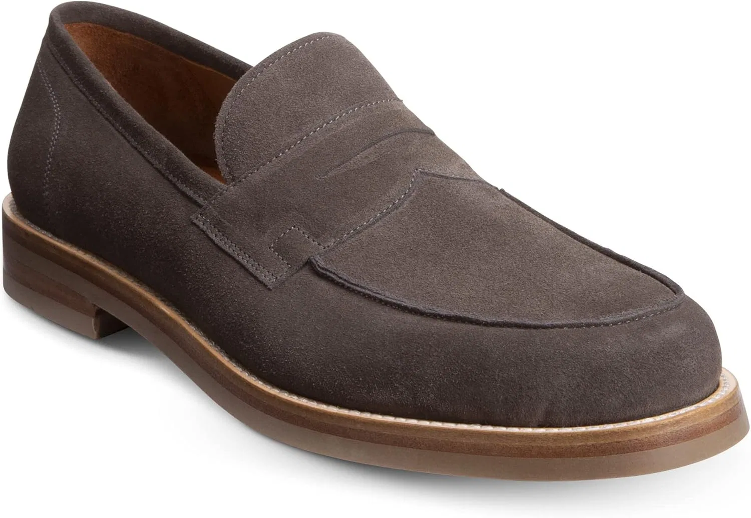 Мокасины из замши Allen Edmonds, серый
