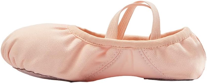 

Балетки missfiona для девочек, детские танцевальные тапочки с гибкой аркой и раздельной подошвой, розовый
