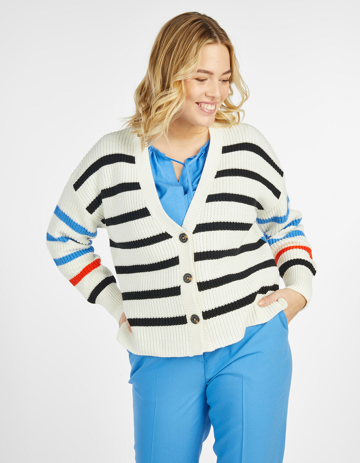 

Толстовка Lovely sisters Strickjacke Constanze, цвет Multicolor stripe