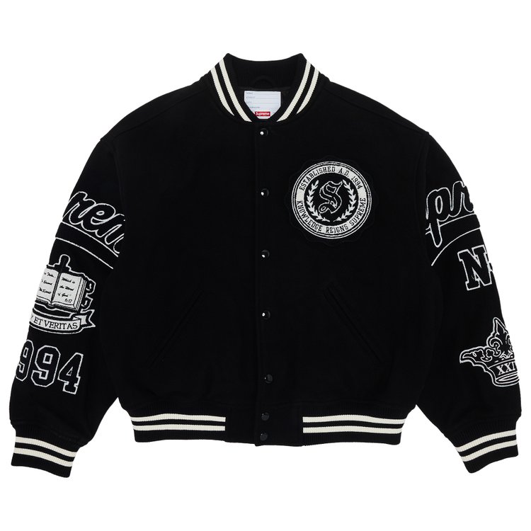 

Куртка Supreme Veritas Varsity Jacket, черный