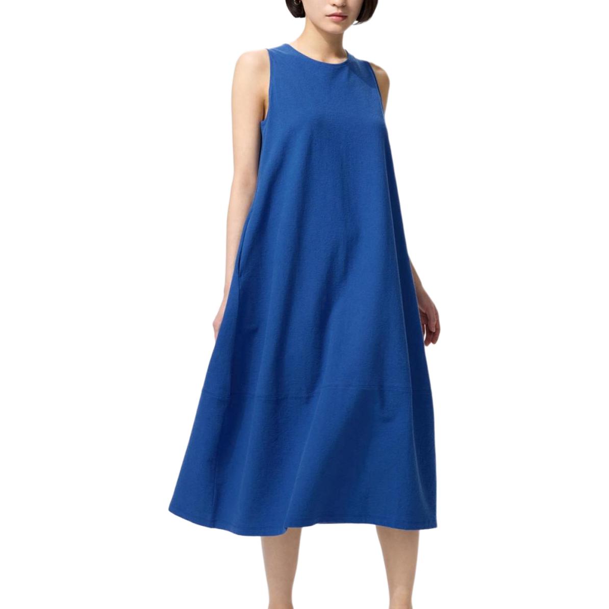 

UNIQLO Женское платье без рукавов морской синий
