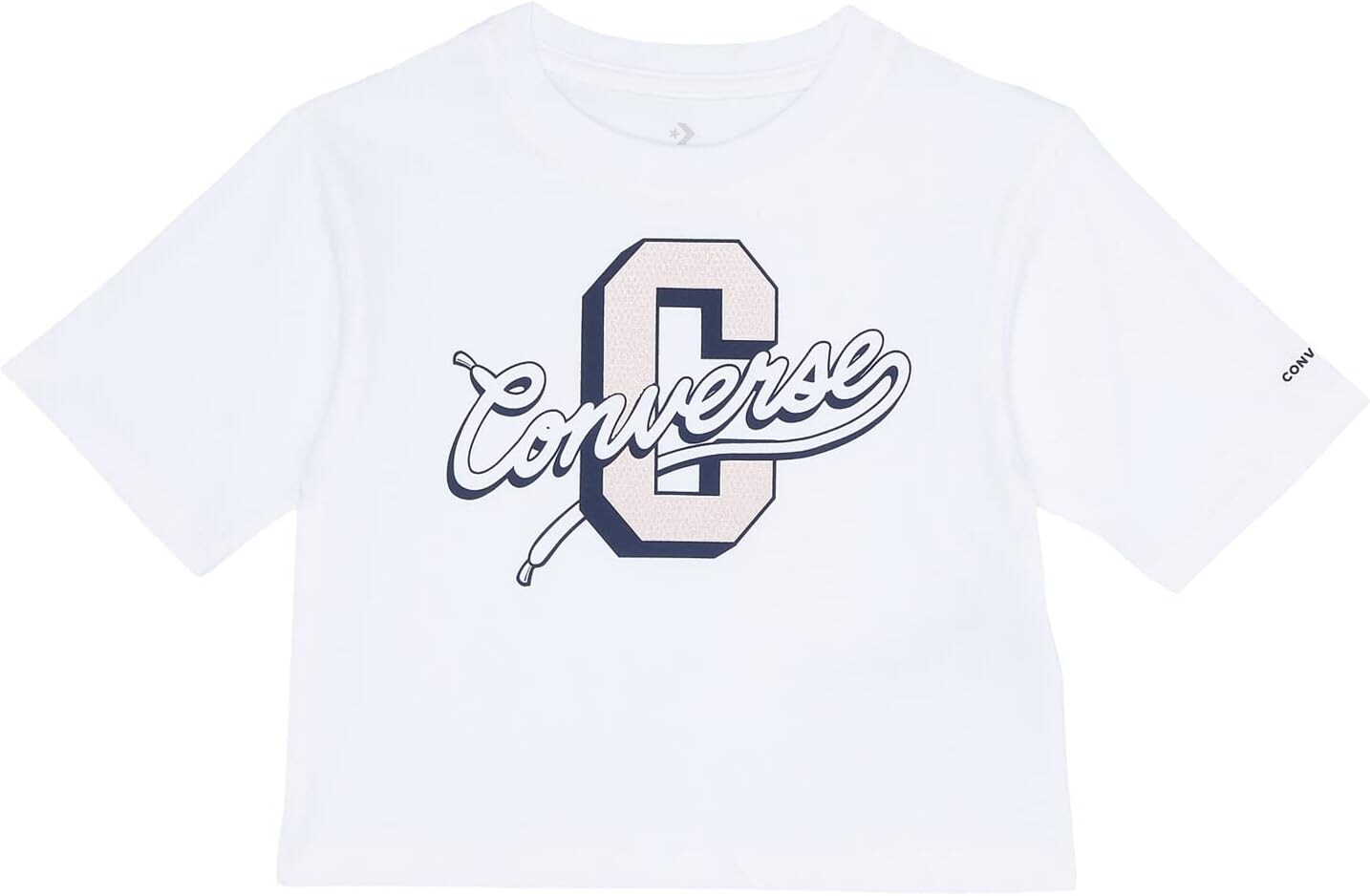 

Футболка Converse Iridescent Varsity Boxy Tee, белый