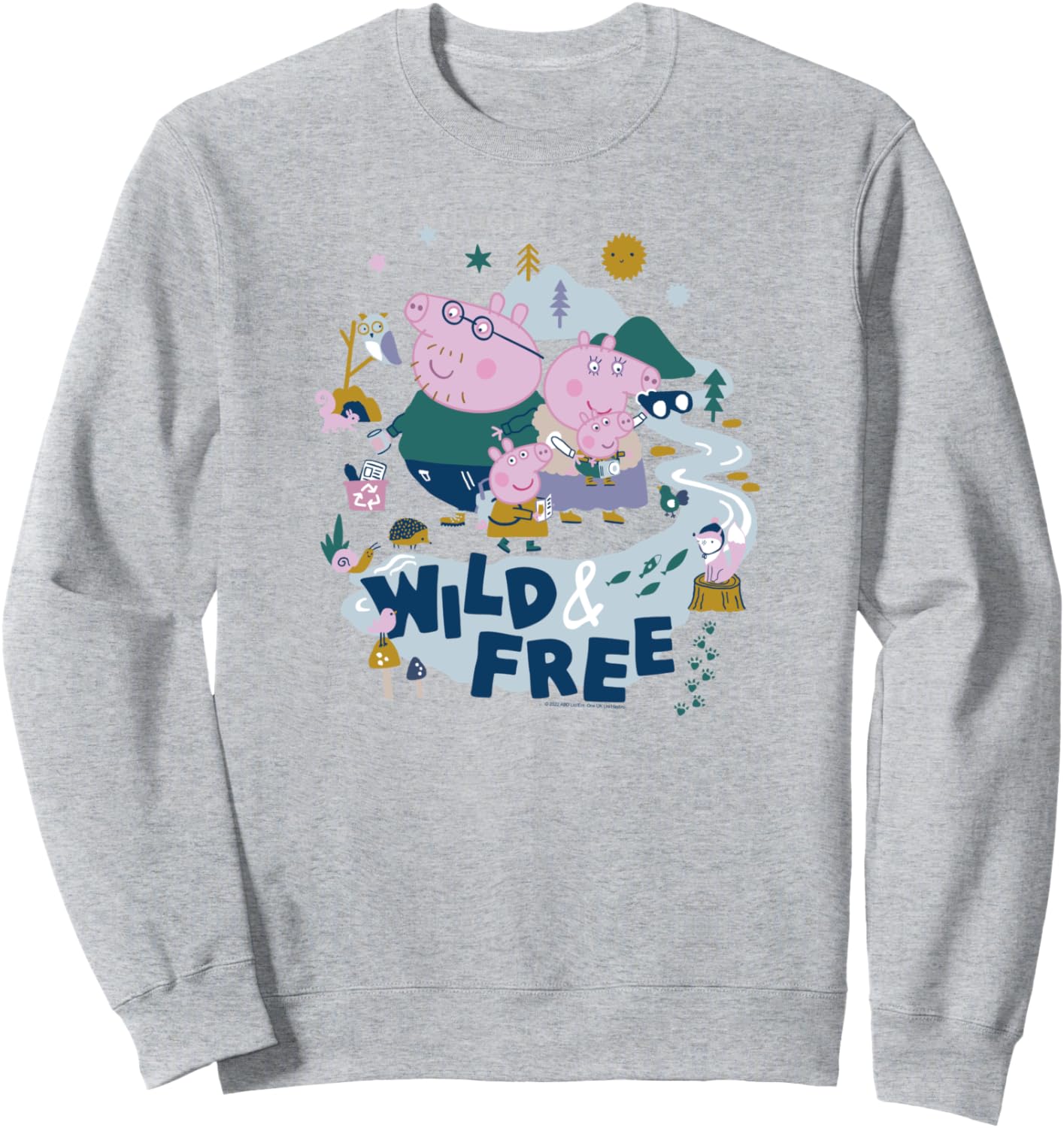 

Толстовка Peppa Pig Wild & Free Family Excursion Outdoor Camp, серая, Серый, Толстовка Peppa Pig Wild & Free Family Excursion Outdoor Camp, серая