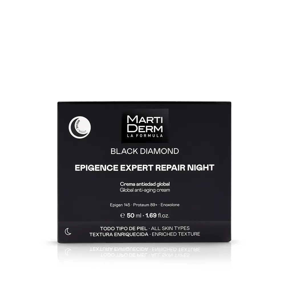 Крем для лица MartiDerm — Black diamond epigence expert repair night crema noche antiedad global, 50 мл — фото 3
