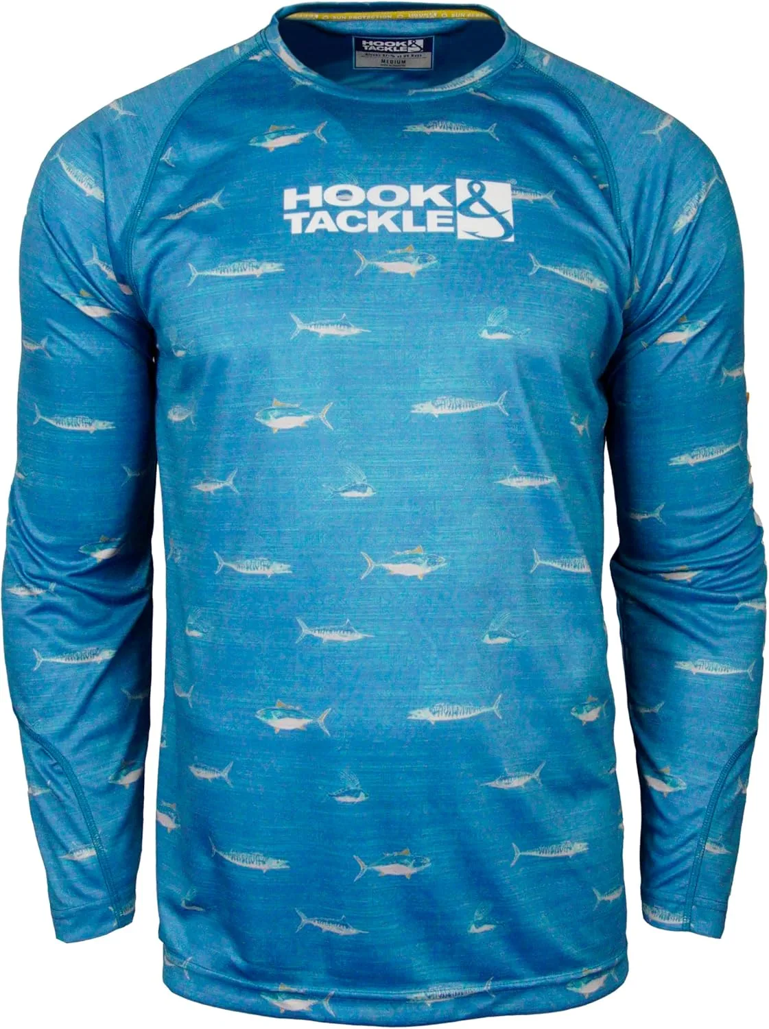 

Мужская футболка с длинным рукавом Hook & Tackle для рыбалки с защитой от ультрафиолета