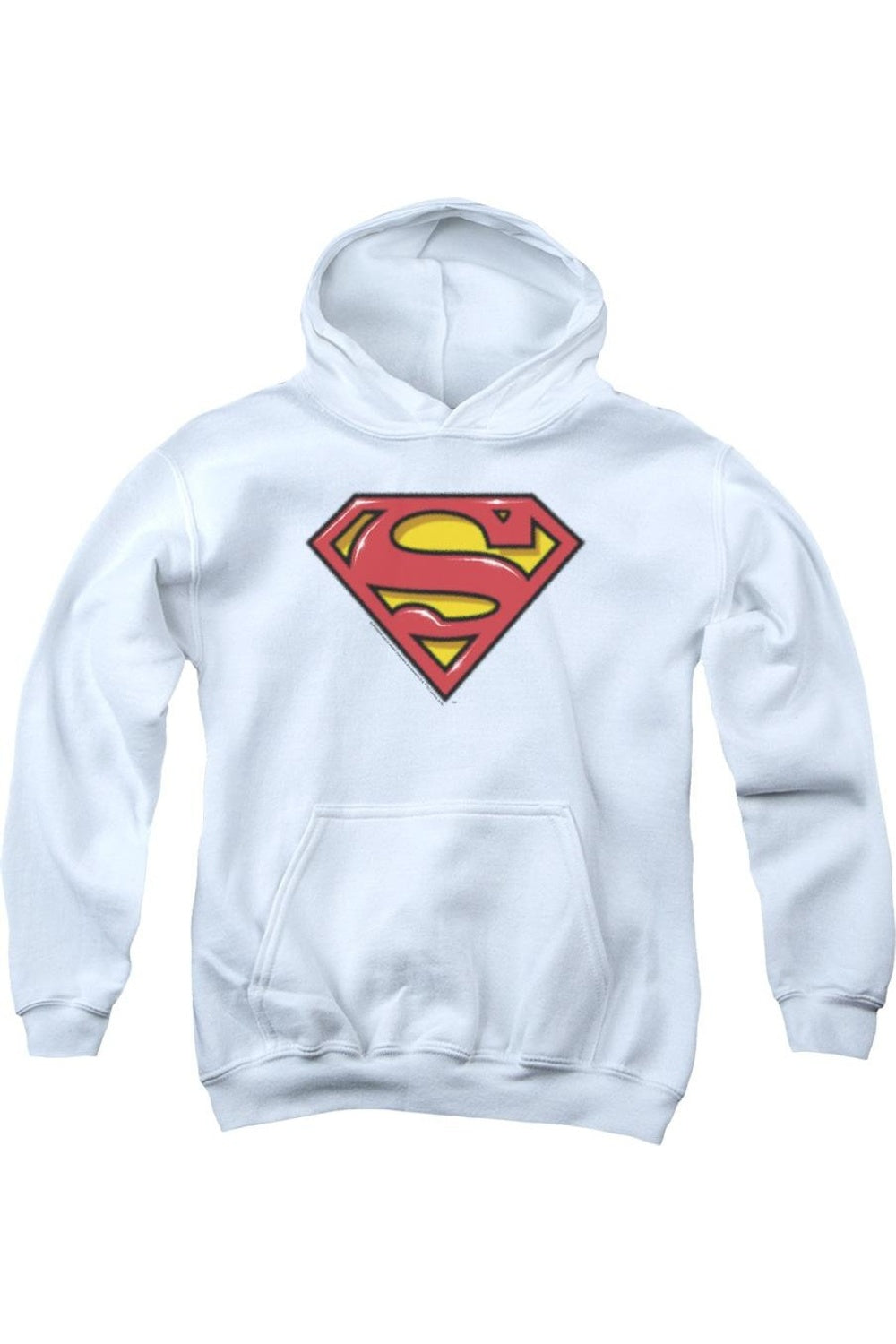 

Супермен худи с принтом аэрографом для детей Gildan, белый