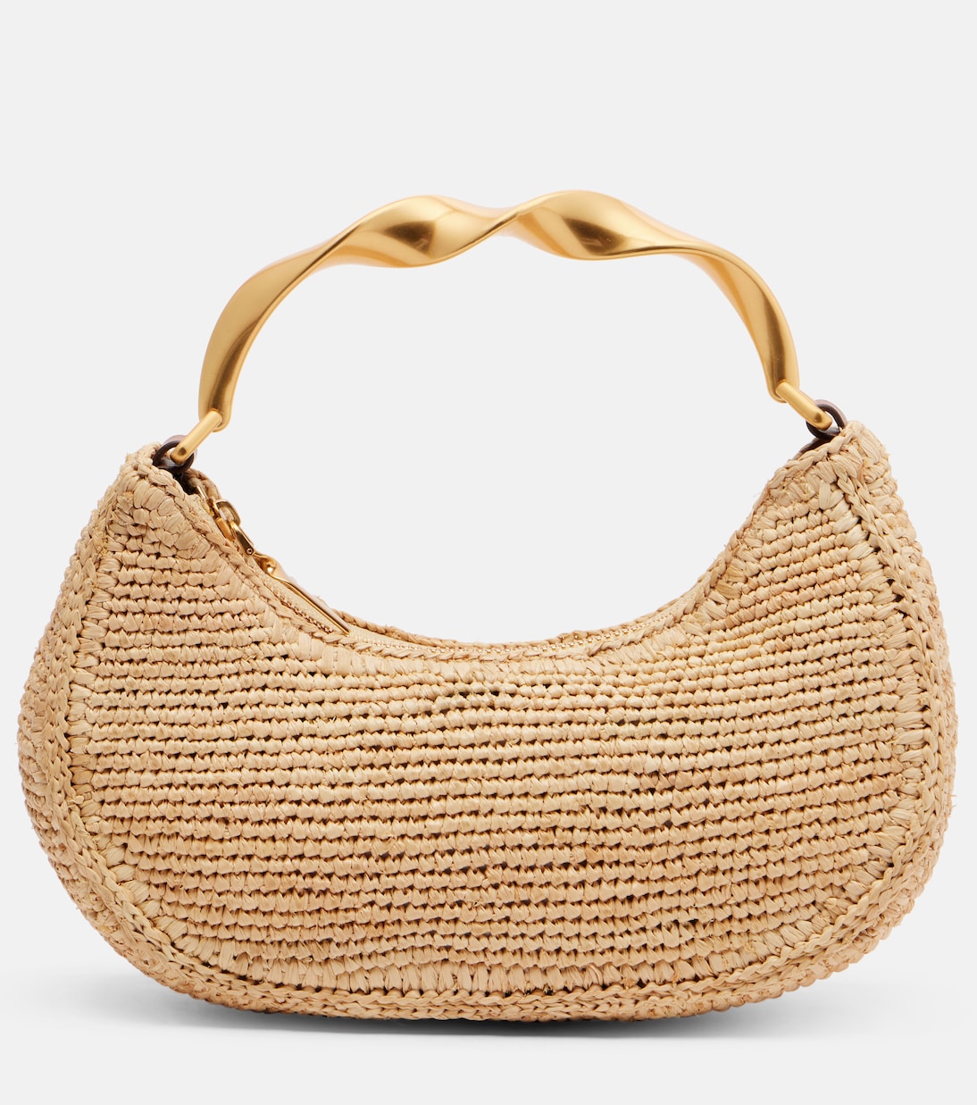 

Мини-сумка-тоут из рафии Nixi Simkhai, Natural