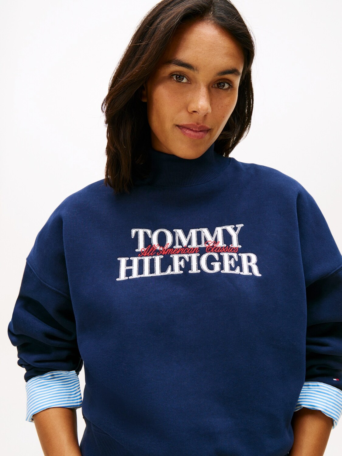 TOMMY HILFIGER Свитшот 'CLASSIC' в синем цвете — фото 2