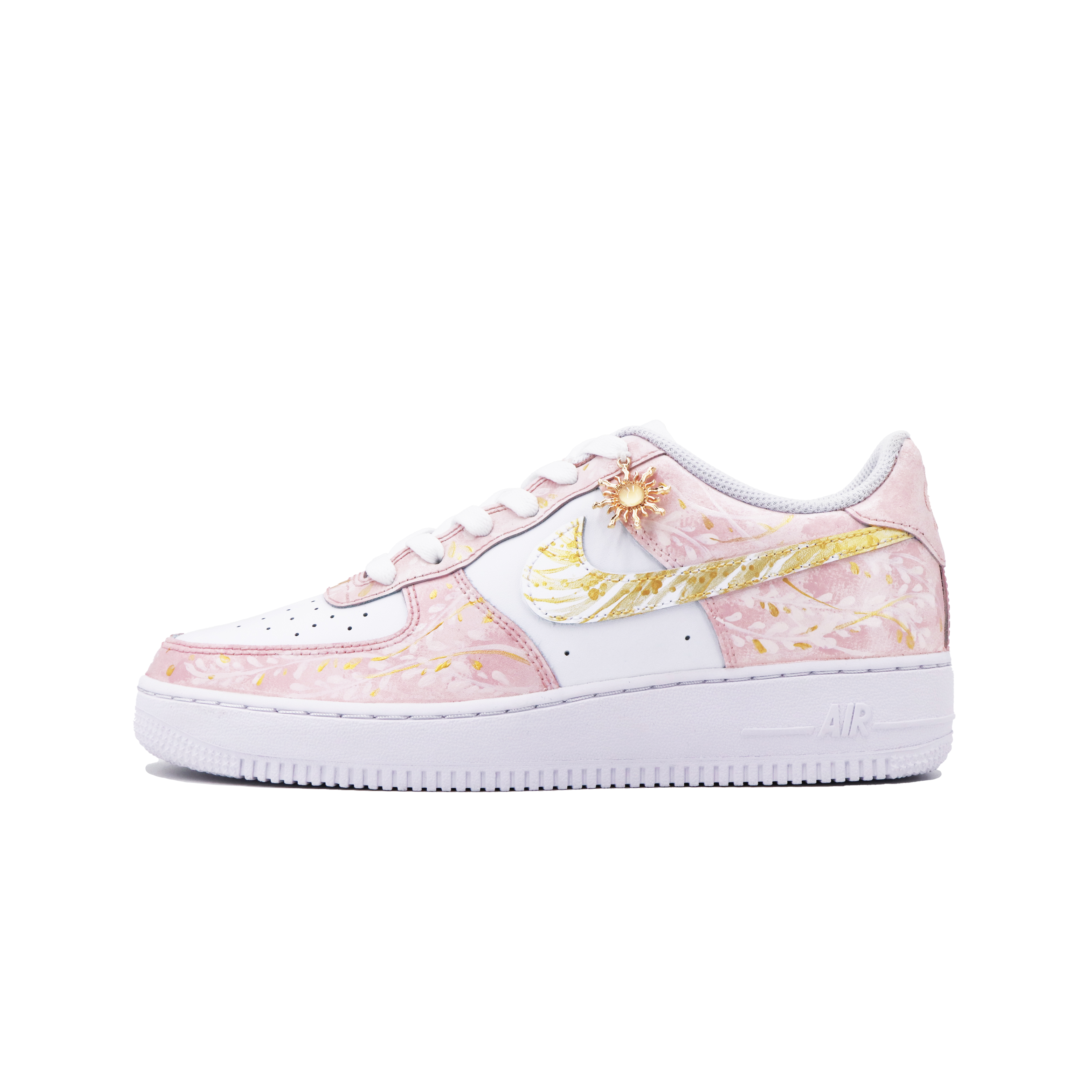 

Nike Детские кроссовки для скейтбординга Air Force 1 с противоскользящей подошвой, износостойкие, белые, для подростков