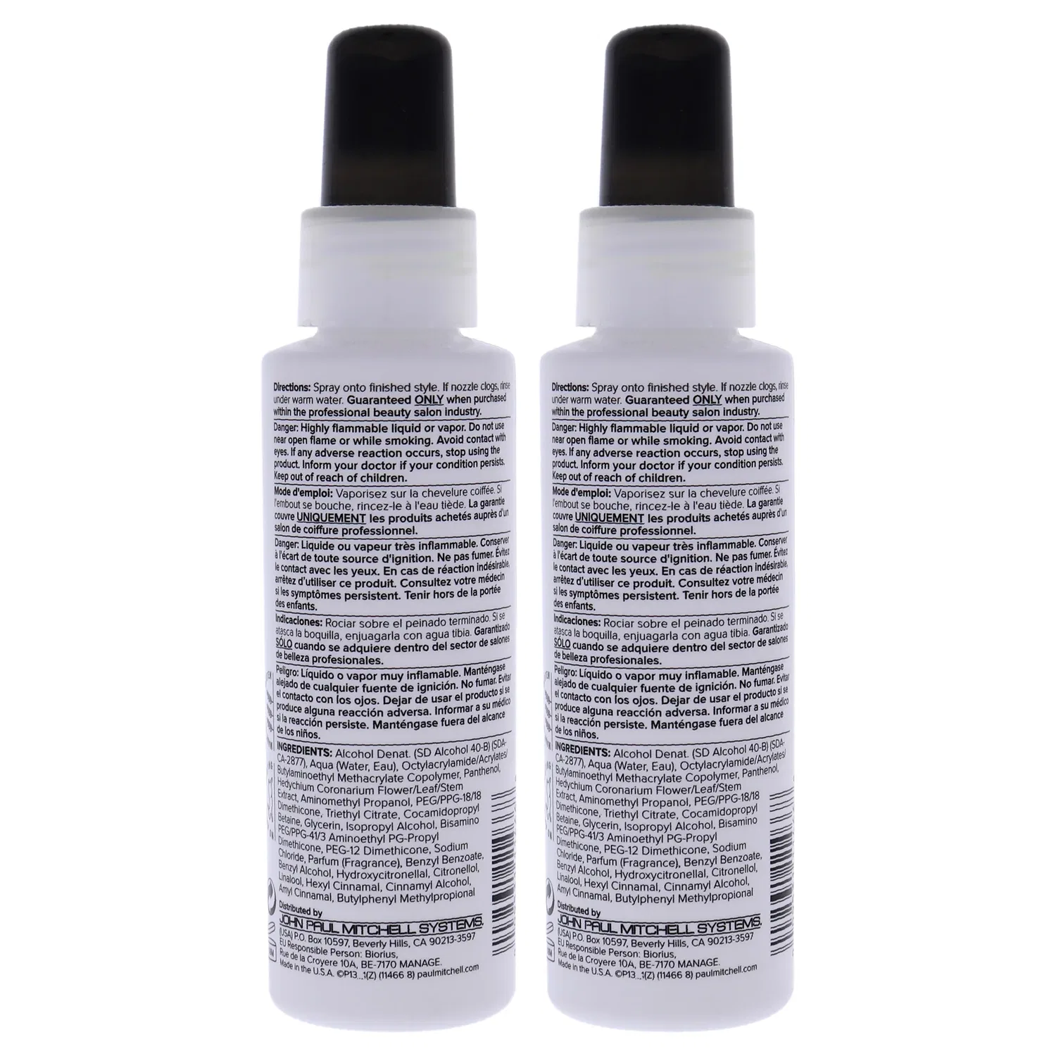 Спрей для волос Firm Style Freeze and Shine Super Spray от Paul Mitchell для мужчин и женщин - 95 мл (3,4 унции) - упаковка из 2 штук, Clear — фото 3
