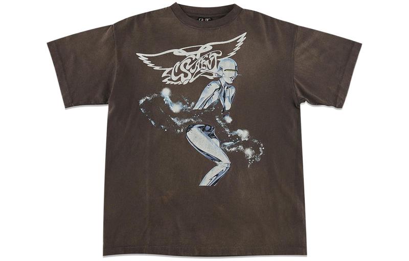 

Футболка X Hajime Sorayama SAINT Mxxxxxx, коричневый