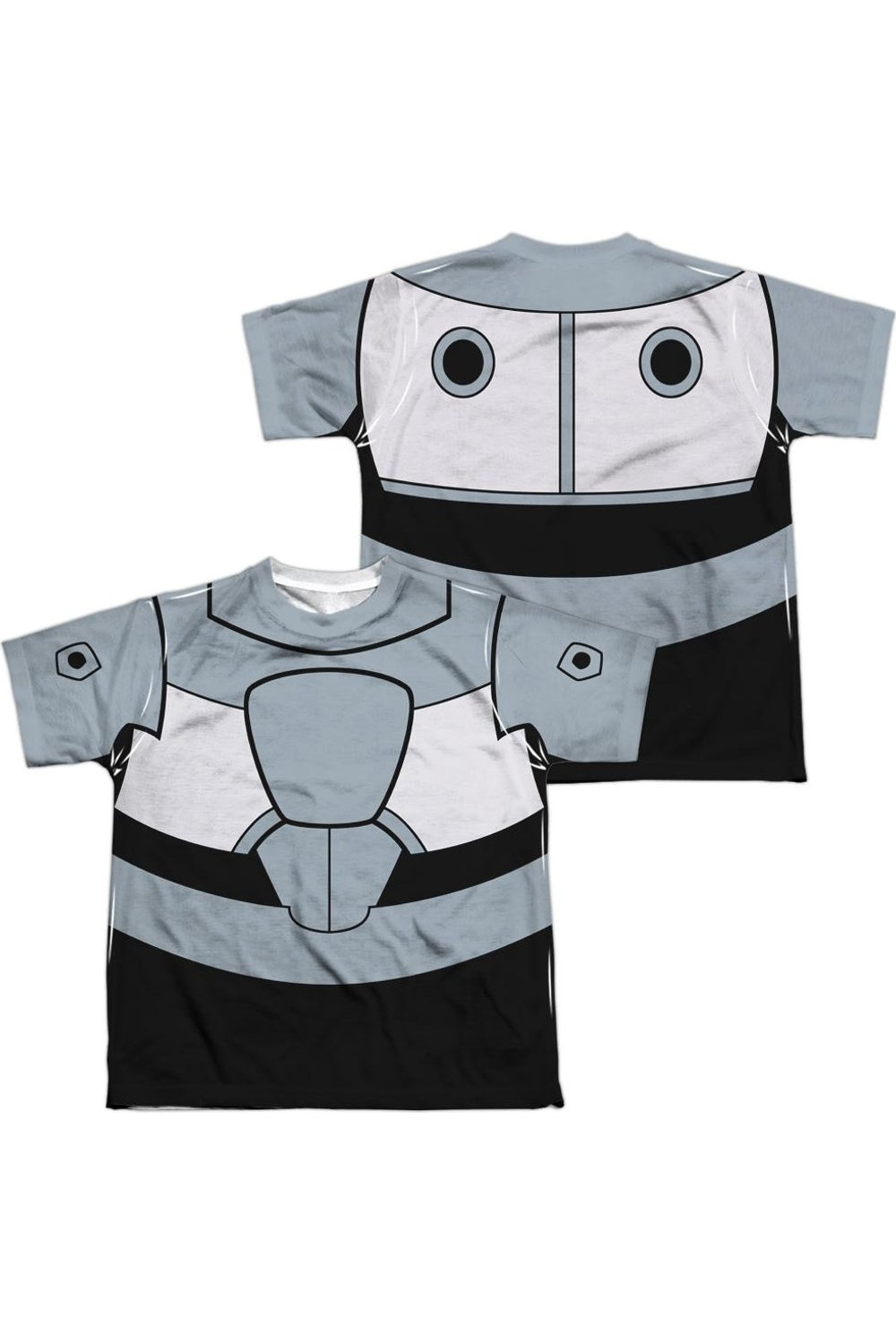 

Футболка с коротким рукавом Teen Titans Go "Киберг" (принт спереди и сзади) для детей Gildan, белый