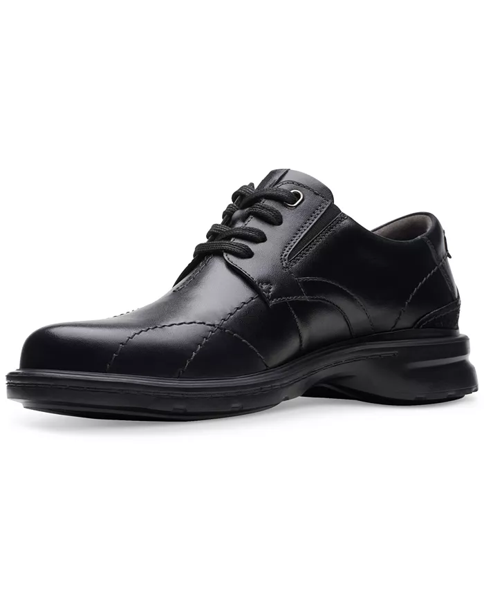Мужские повседневные туфли Gessler на шнуровке Clarks, черный — фото 4