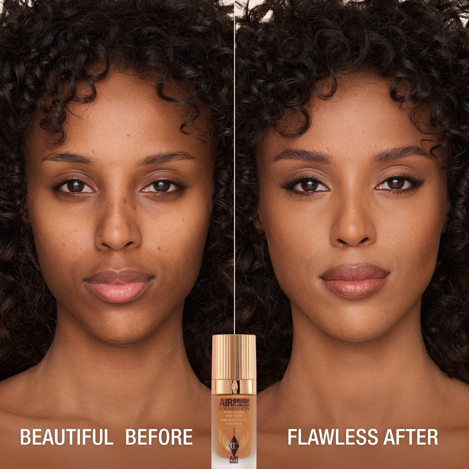 Тональный крем для лица airbrush flawless Charlotte Tilbury, cool 12, объем 30 мл — фото 2