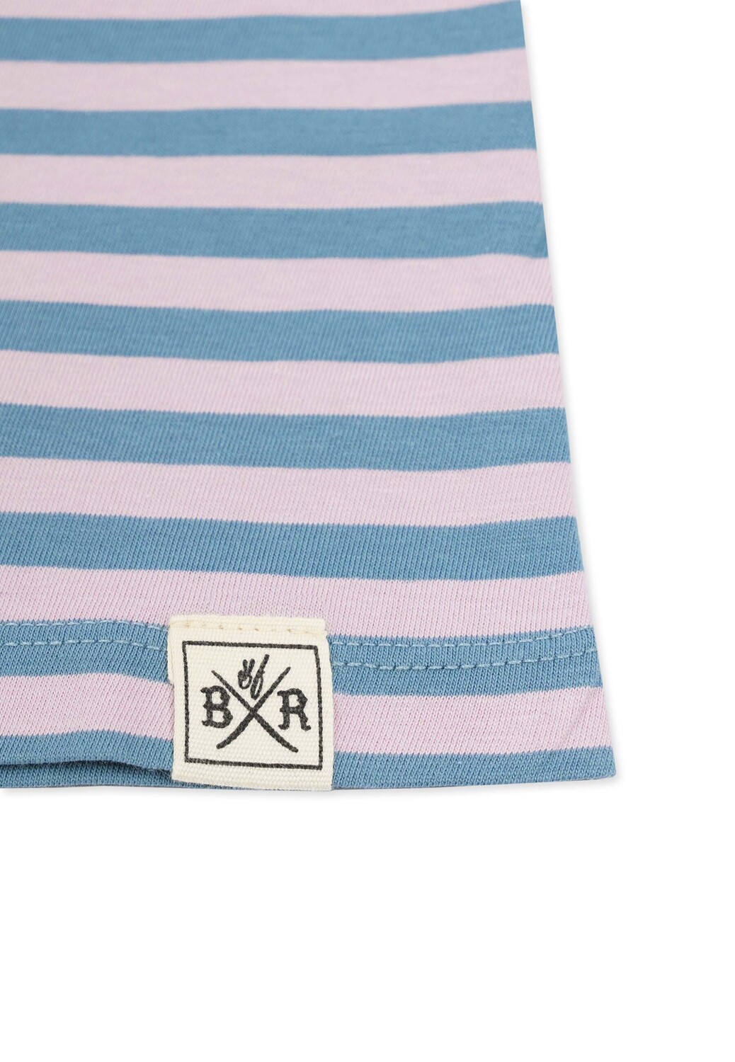 Футболка Band of Rascals Striped, цвет aegean blue faded pink — фото 4