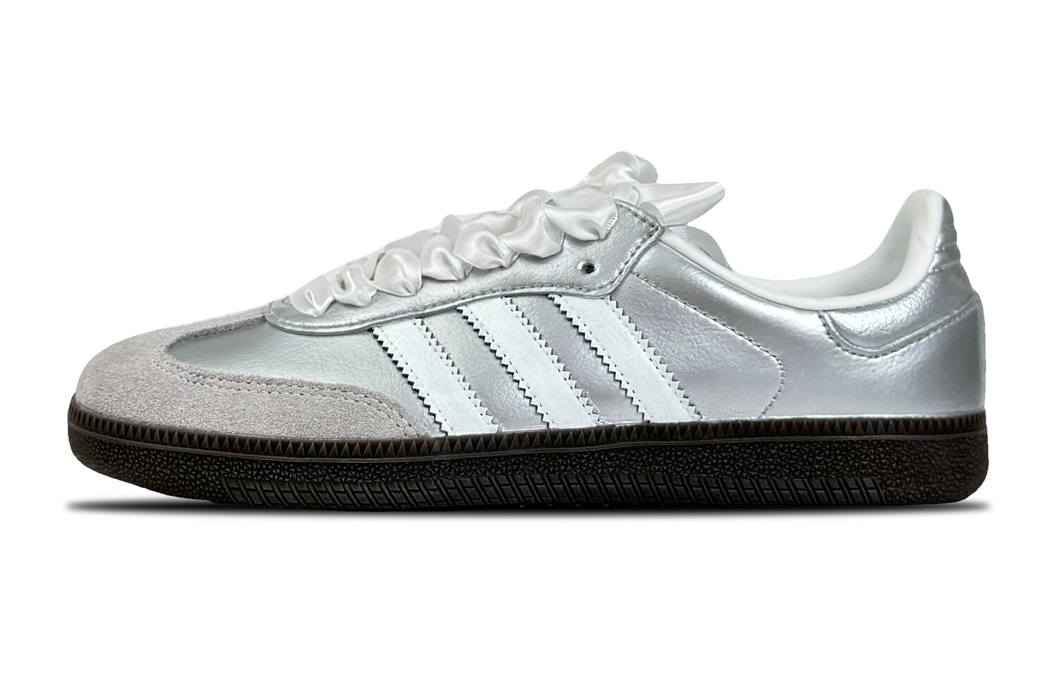 

SAMBA OG Обувь для скейтборда унисекс, низкие кеды, серебристый Adidas Originals, серебряный