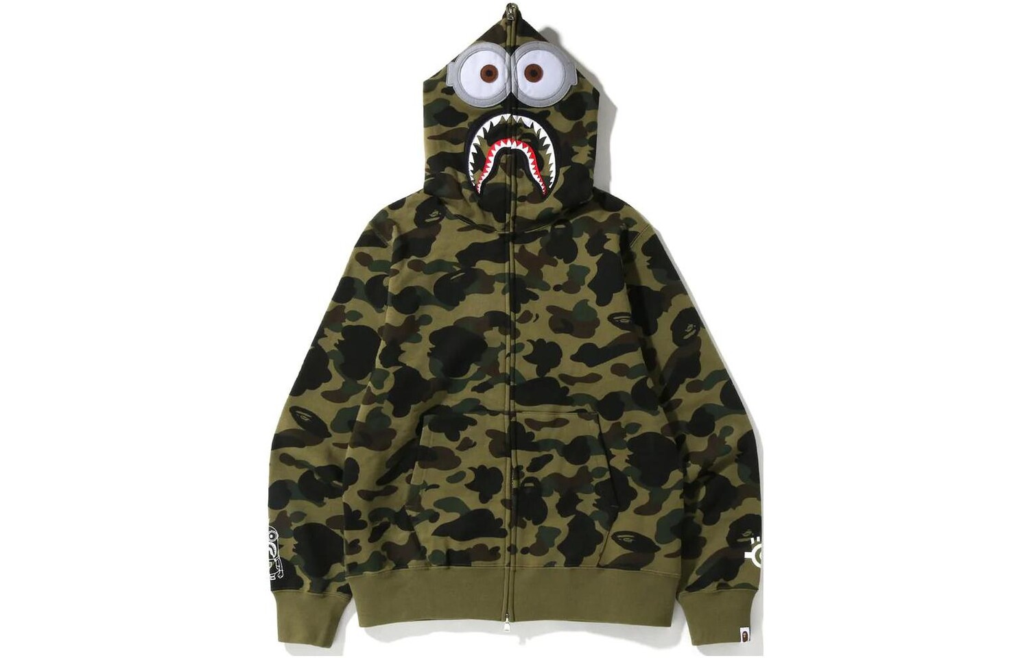 

Свитшот Shark Series для мужчин A Bathing Ape, зеленый