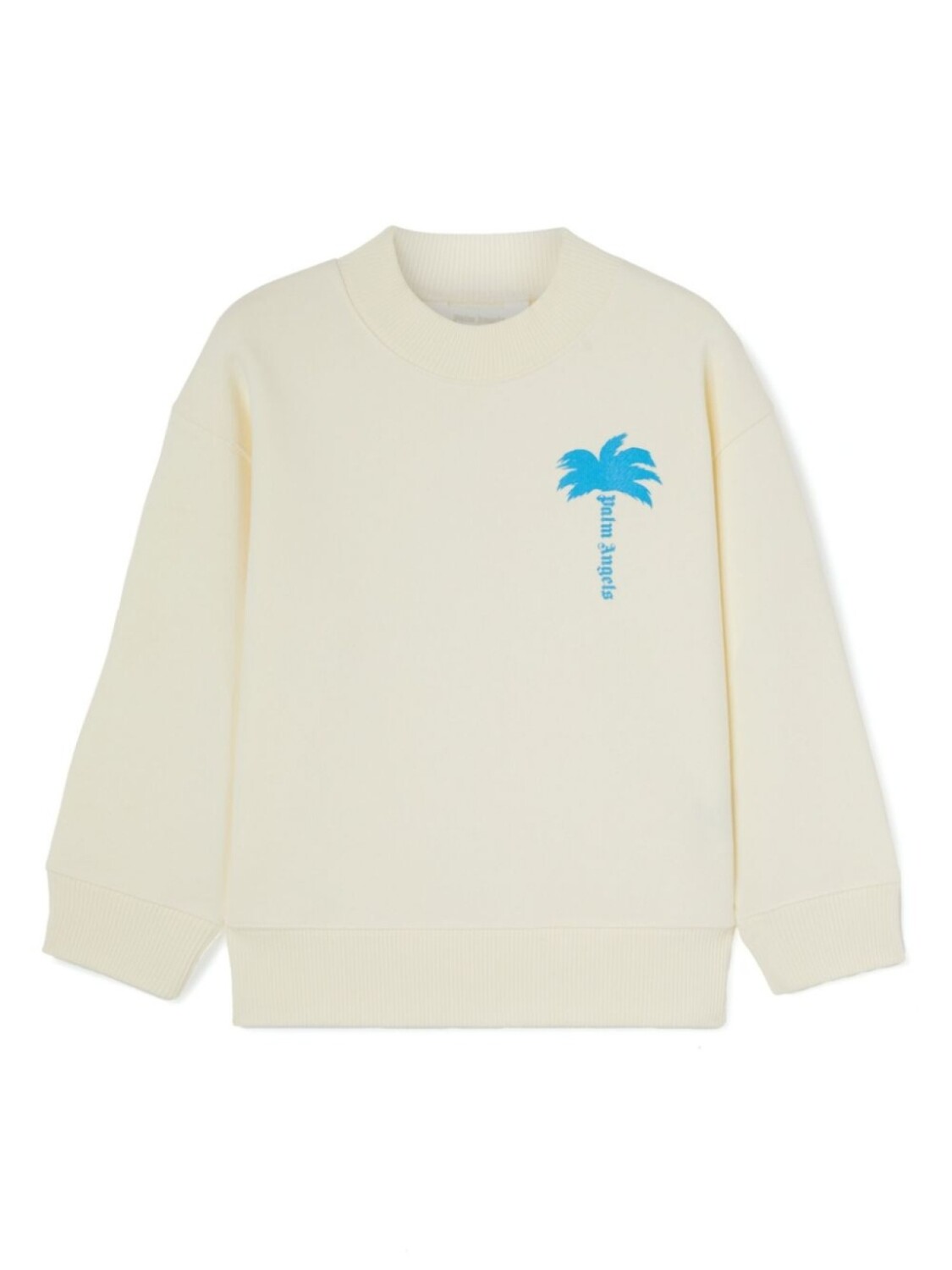 

Толстовка с вышитым логотипом Palm Angels Kids, белый