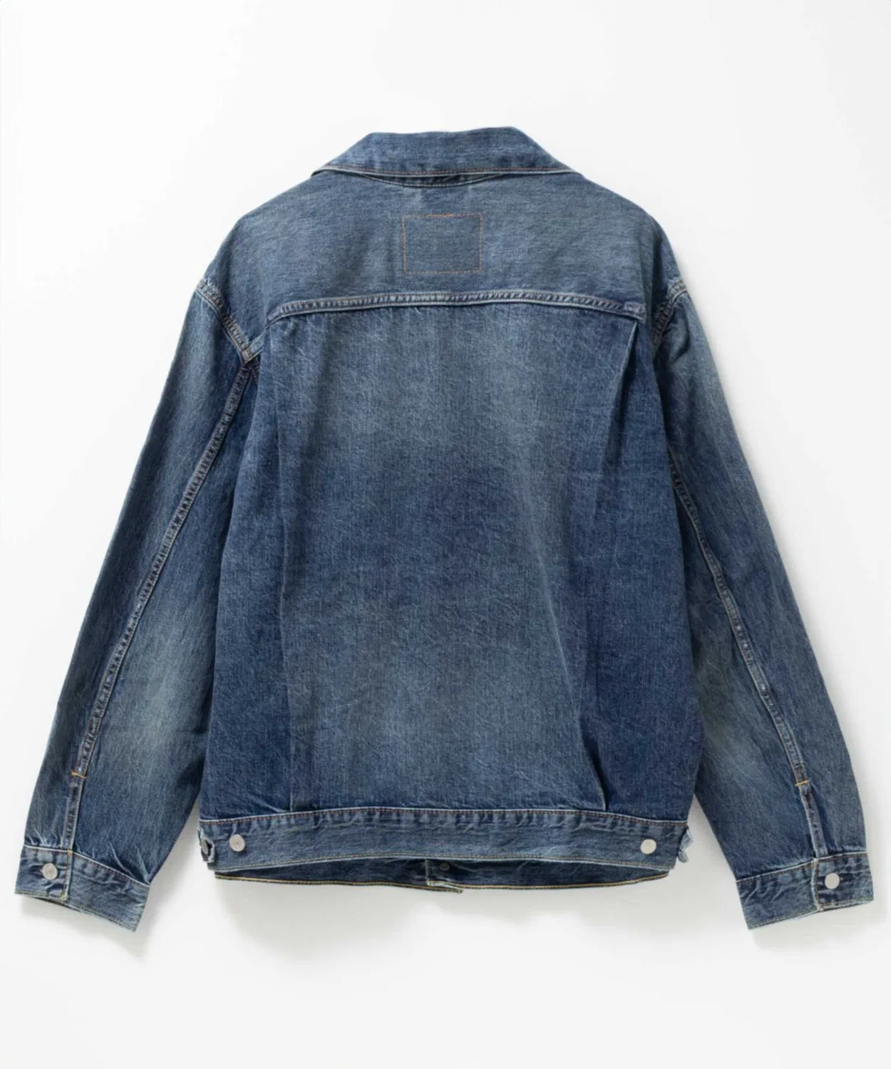 Куртка траккер Levi's Type 2 Selvedge джинсовая синяя — фото 3