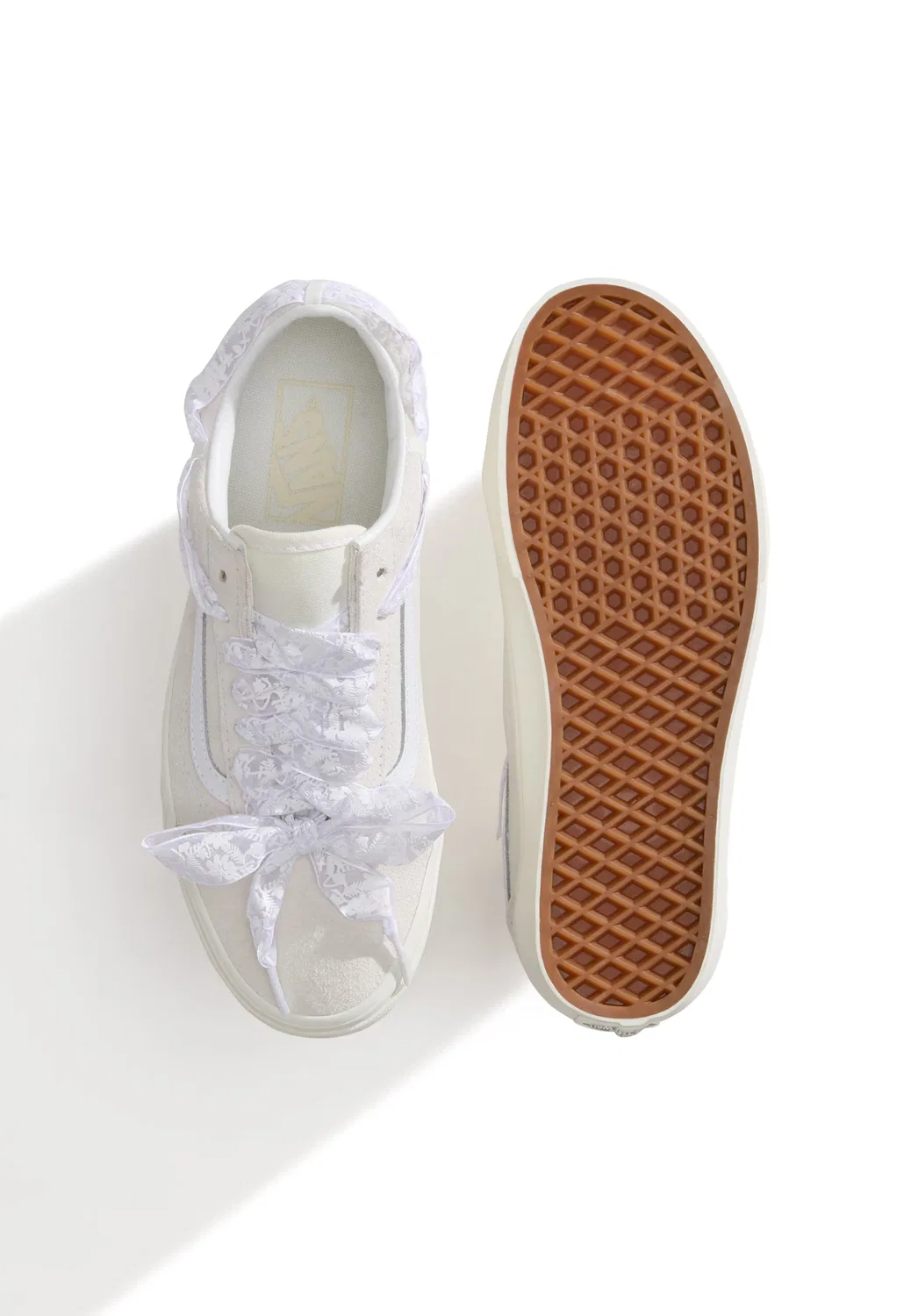 Кроссовки 'Old Skool' Vans, White/Wool White — фото 3