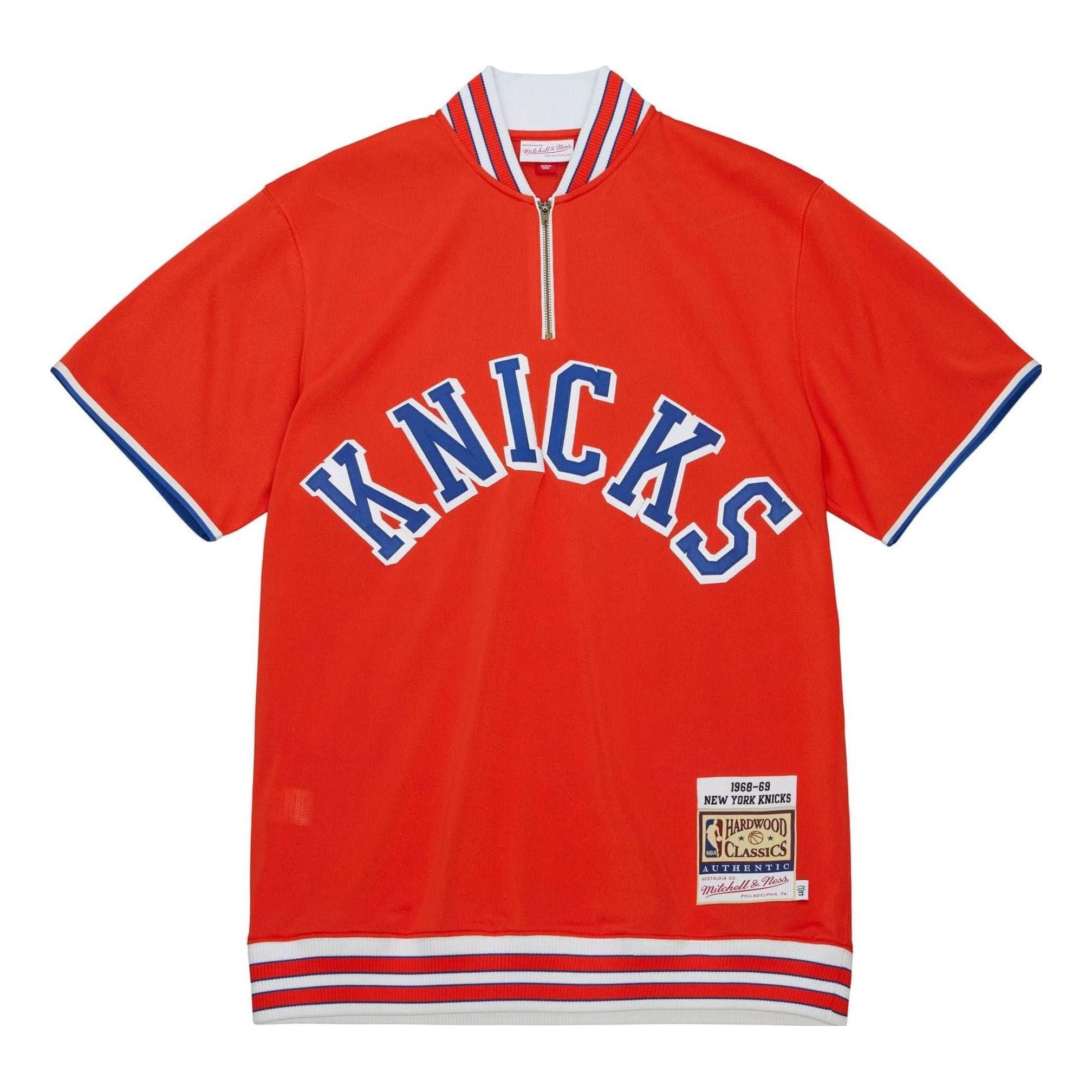 

Рубашка Mitchell & Ness x NBA New York Knicks 1968-69 Shooting Shirt 'Orange' ASSH5697-NYK68PPPORAN, оранжевый