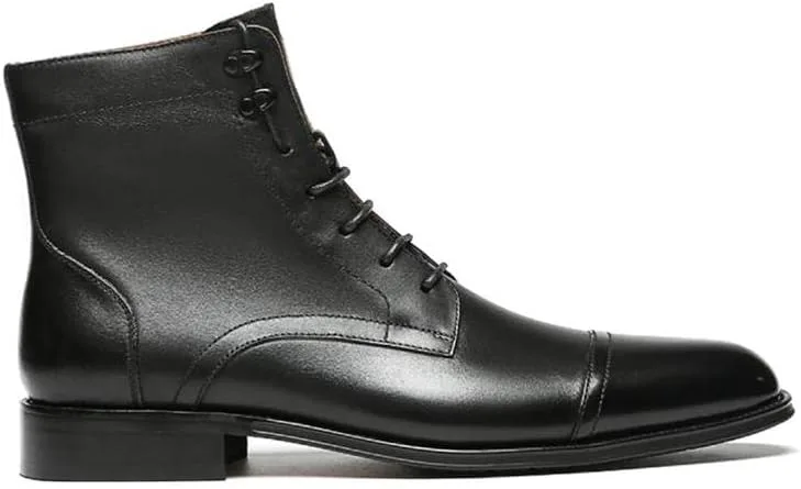 

FASHION TAILORED - Оксфордские повседневные мужские ботинки на шнуровке для бизнеса и официальных мероприятий с каблуком из дерева и резины с шипами TF FASHION TAILORED, черный