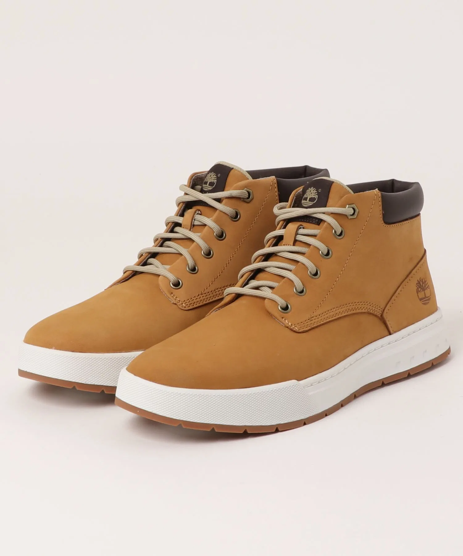 Мужские кожаные ботинки Timberland Maple Grove жёлтые