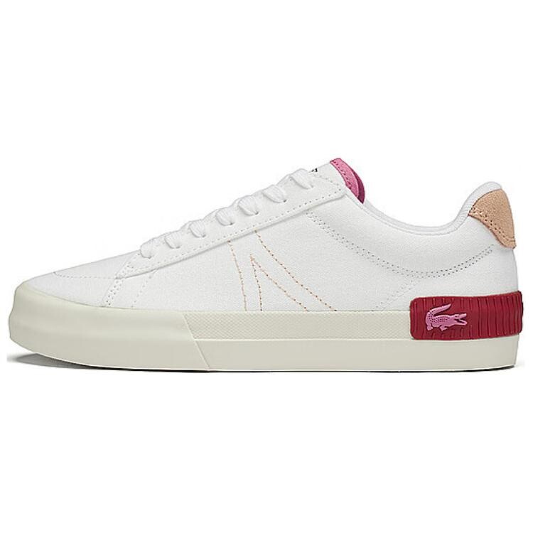 

Кроссовки LACOSTE Skateboarding Shoes Women's Low-top White, белый