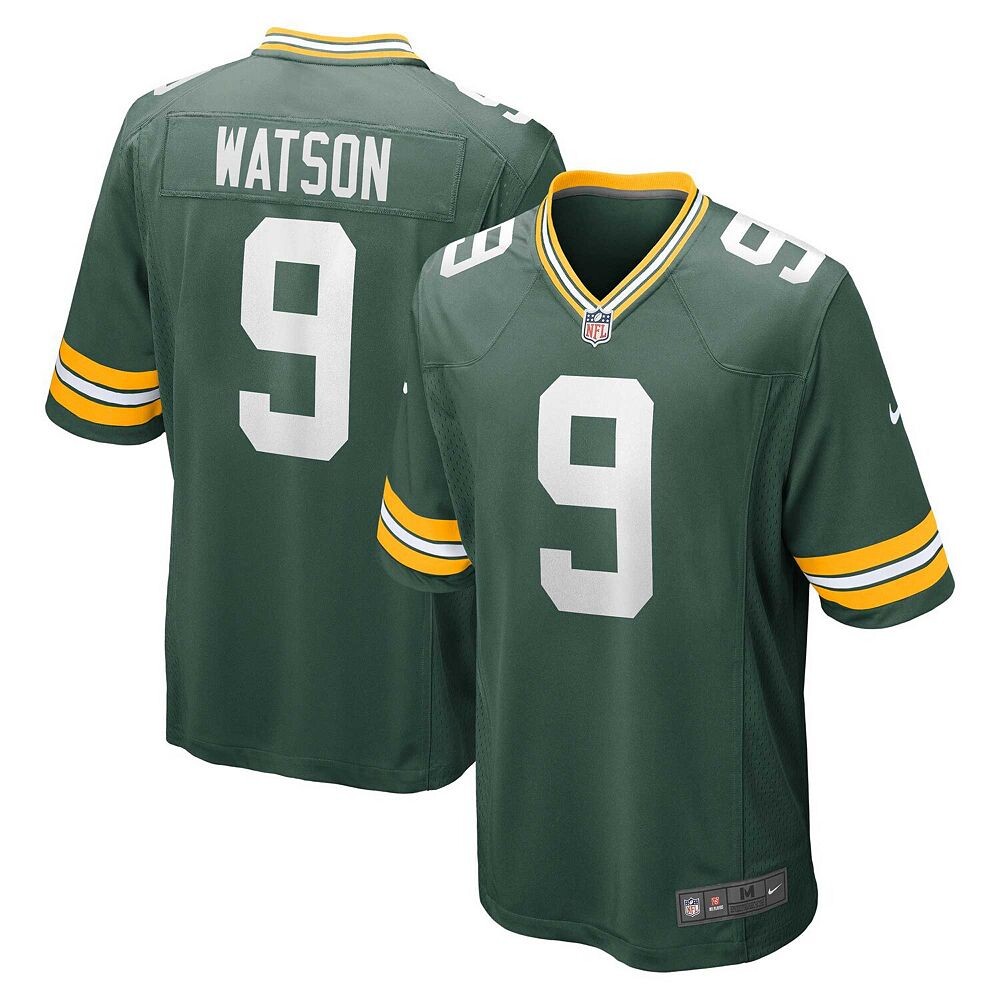 Мужская игровая майка Nike Christian Watson Green Green Bay Packers, цвет Pkr Green — фото 2