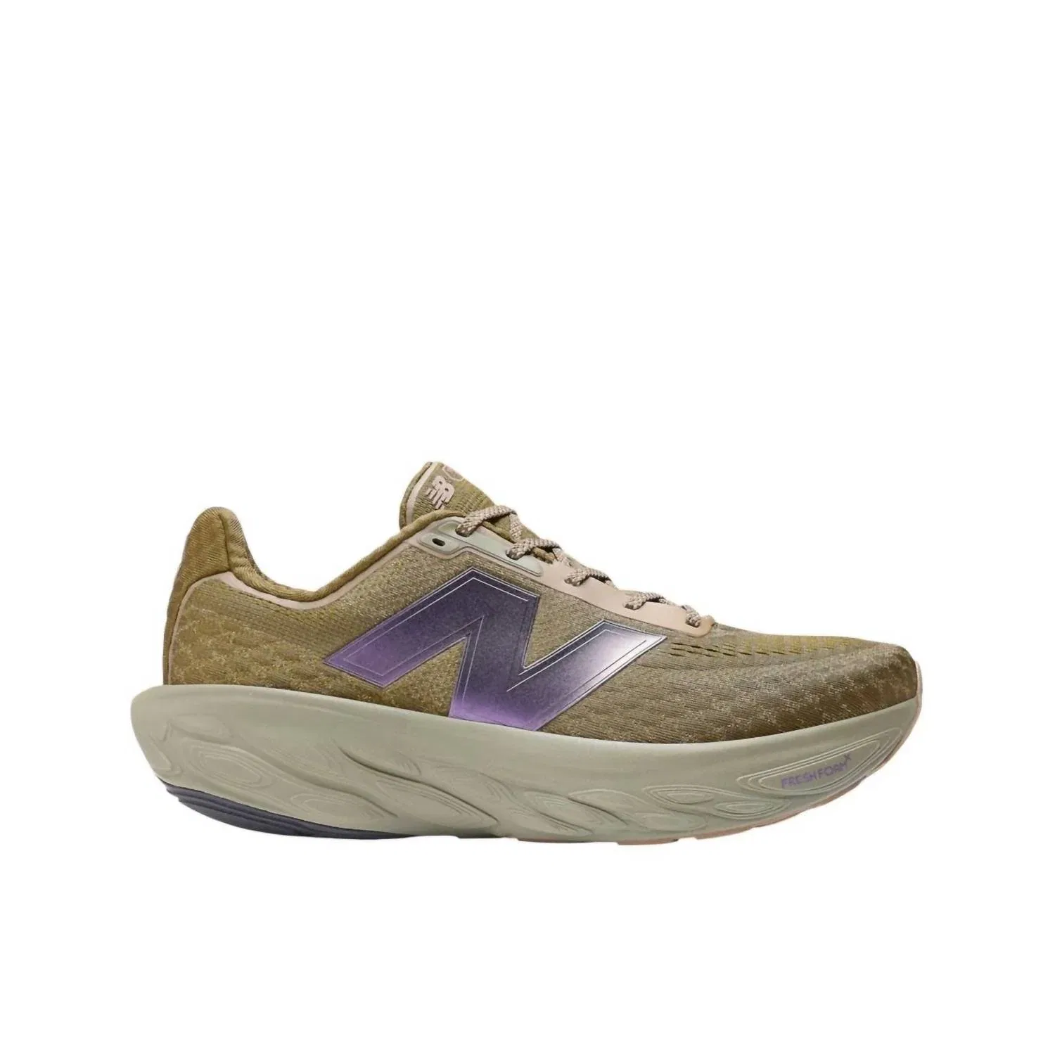 New Balance Мужские беговые кроссовки 1080 Fresh Foam, зелено-серые — фото 2