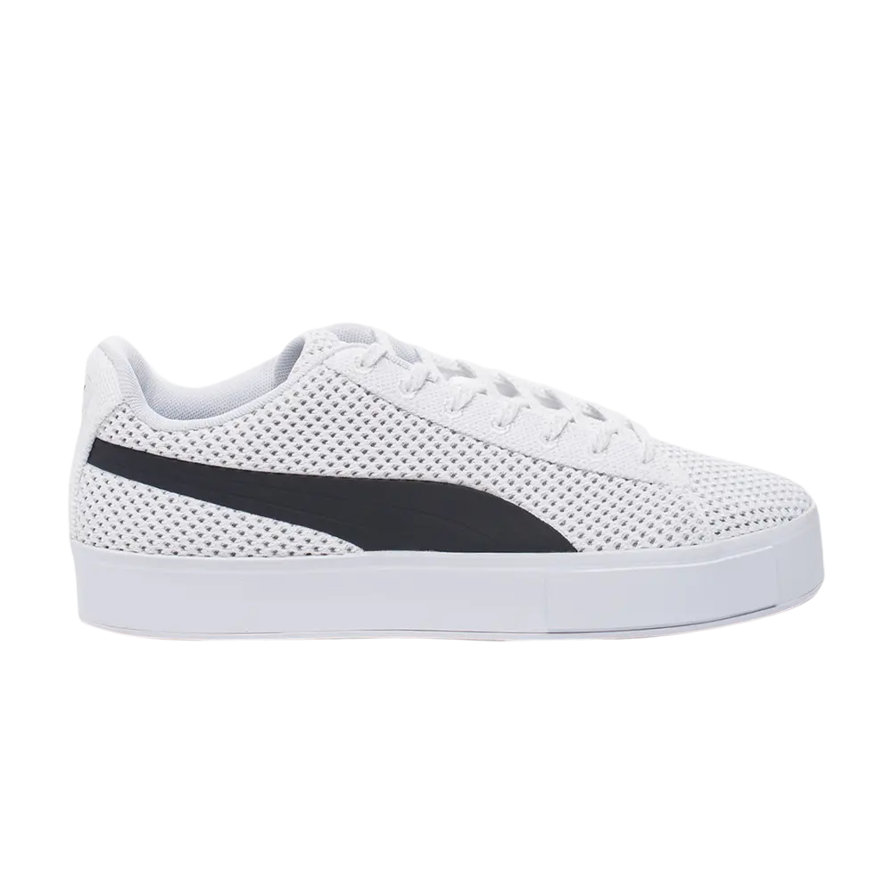 

Кроссовки Daily Paper x Court Platform Knit Puma, белый