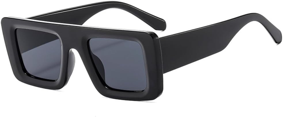 

Солнцезащитные очки LVTFCO в стиле ретро, ​​квадратные, дорожные, маленькие, прямоугольные, для женщин и мужчин, винтажные, модные, с защитой от УФ-излучения UV400, Black