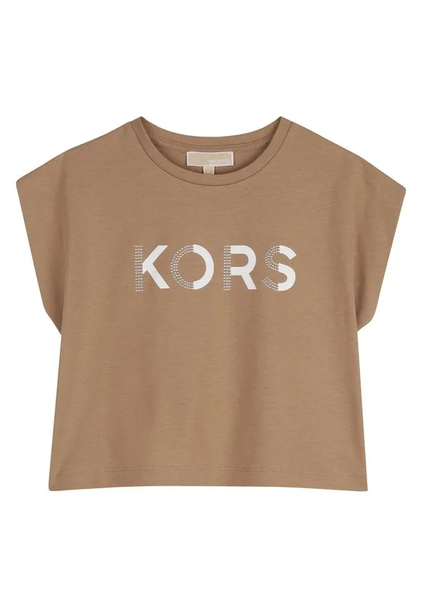 Футболка с принтом Michael Kors Kids, Stone — фото 2