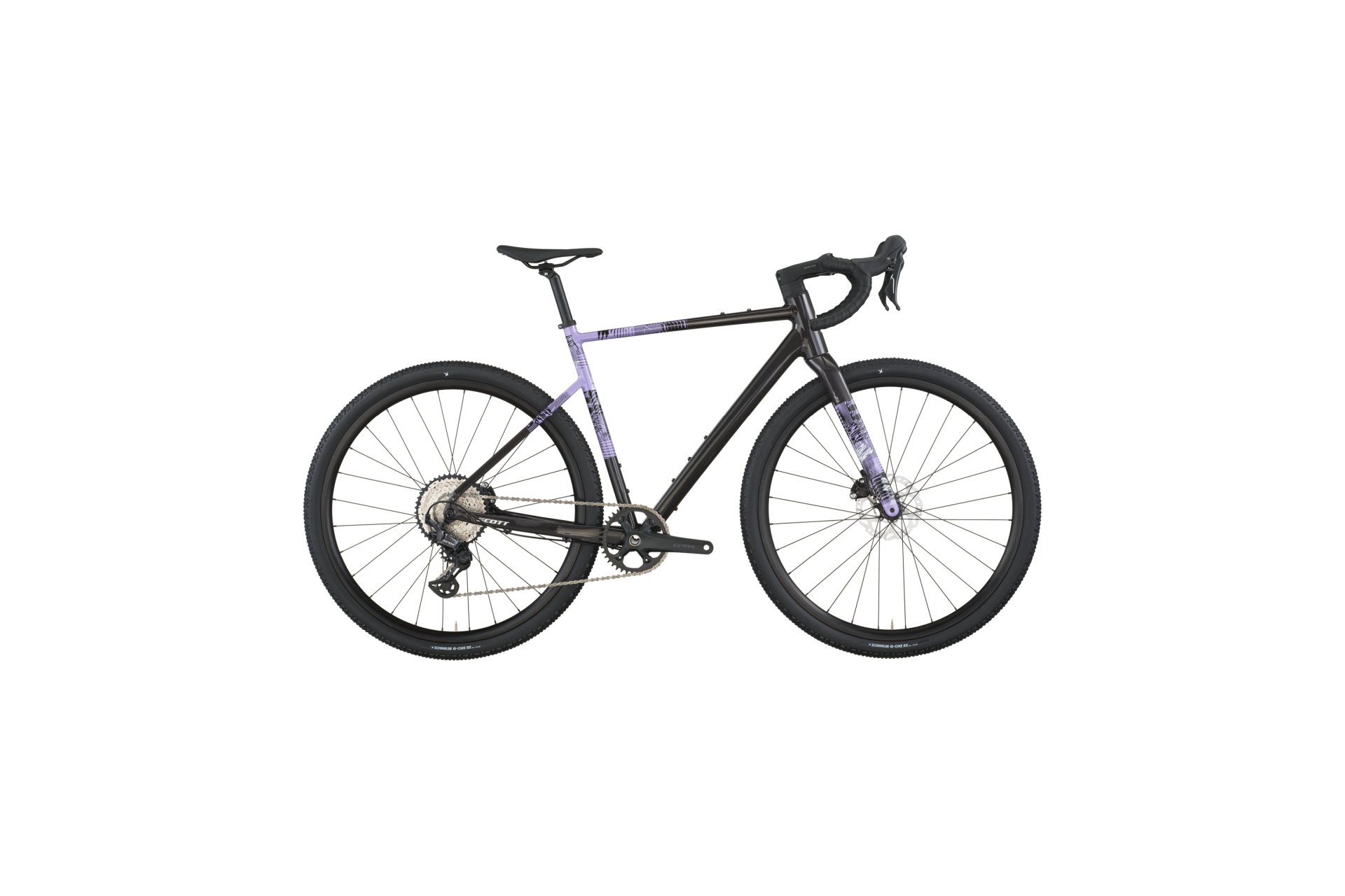 

Гравийный велосипед Scott Speedster gravel 10 - 28 дюймов - diamant - 2026, schwarz | carbon black/tulip purple