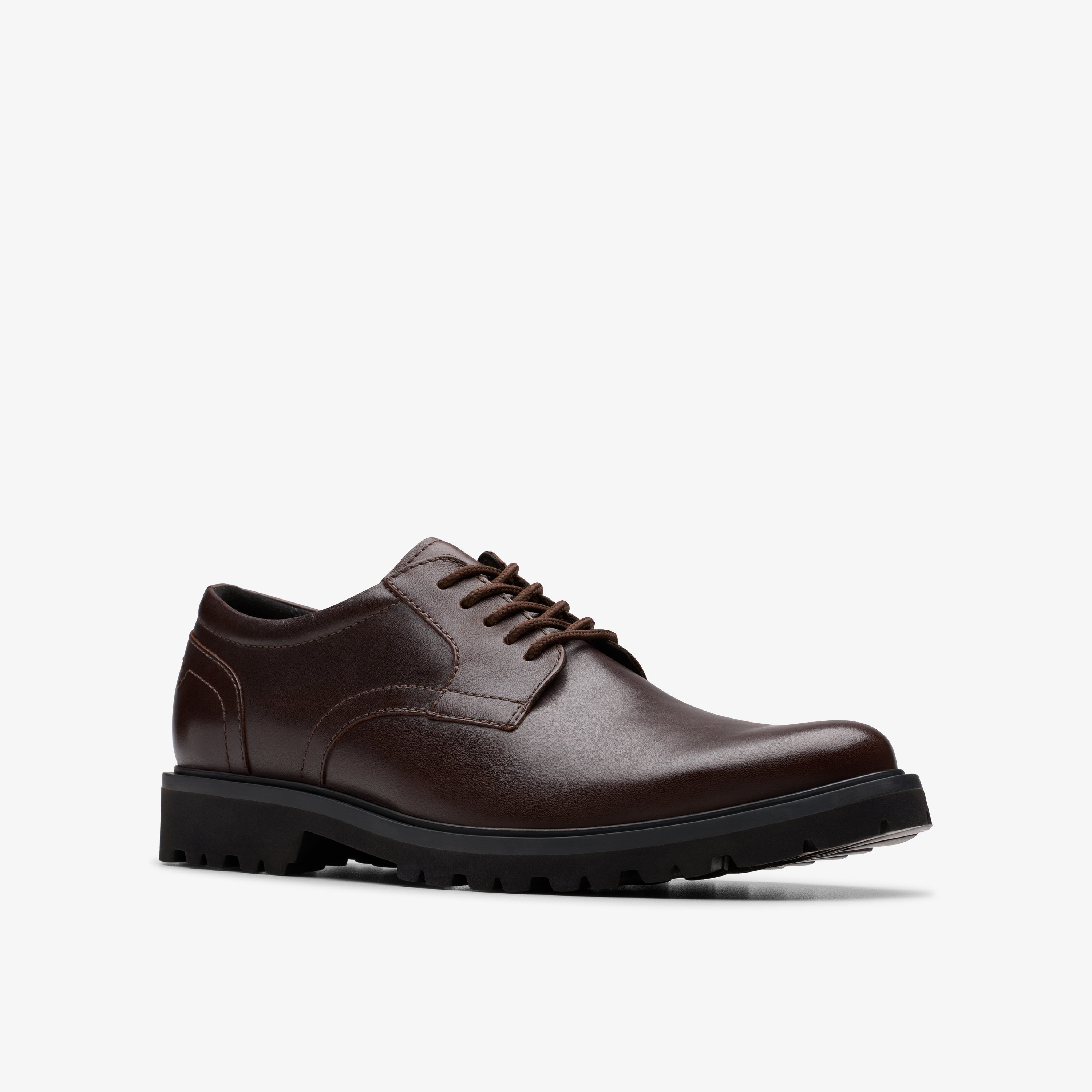 Туфли Бервикское кружево Clarks, Brown Leather — фото 2