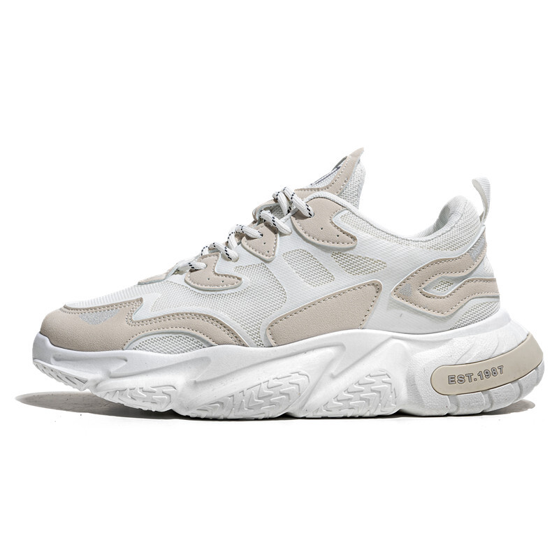 

Кроссовки мужские Lifestyle Shoes Men Low-Top M.M Party, бежевый/серый