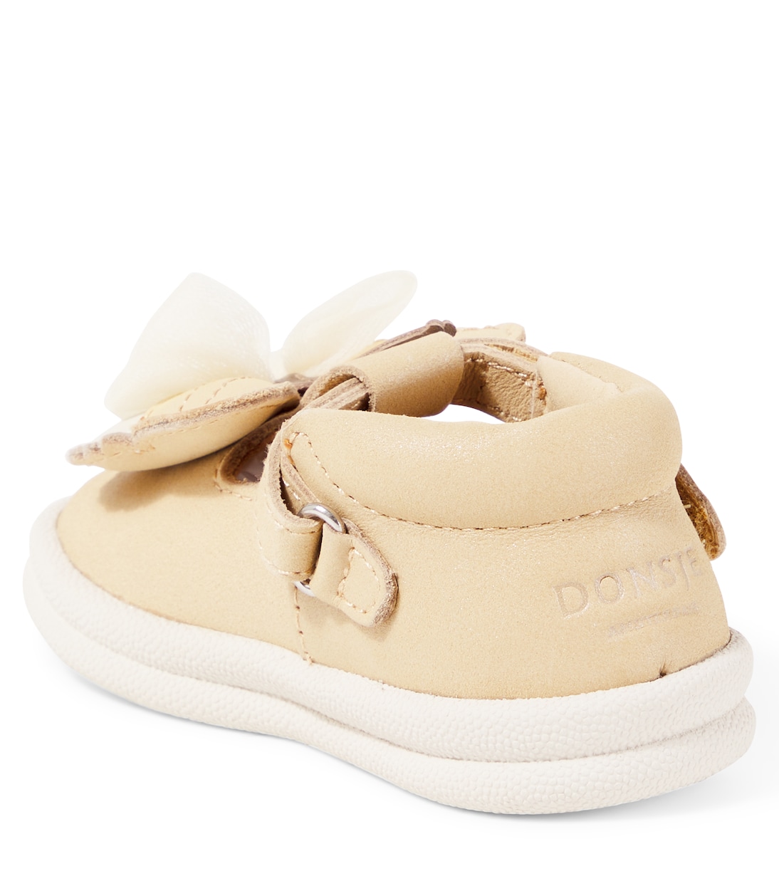 Туфли Baby Vlindy из металлизированной кожи Donsje, Gold Metallic Nubuck — фото 2