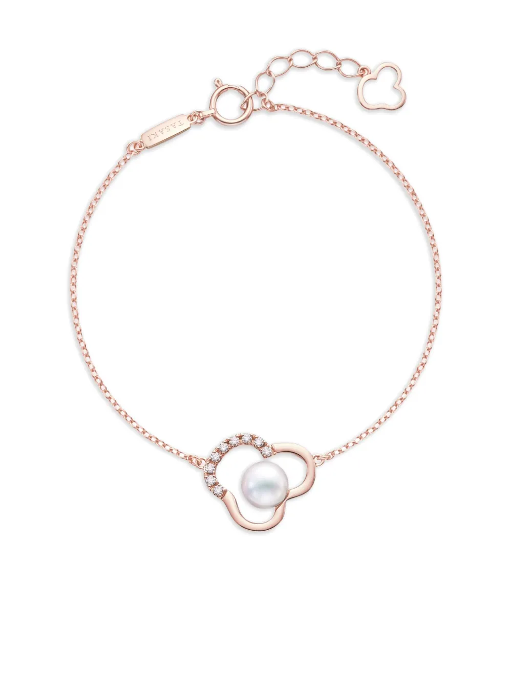 

Браслет Chants из розового золота с жемчугом и бриллиантами TASAKI, золотой